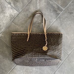 Michael Kors studded tote